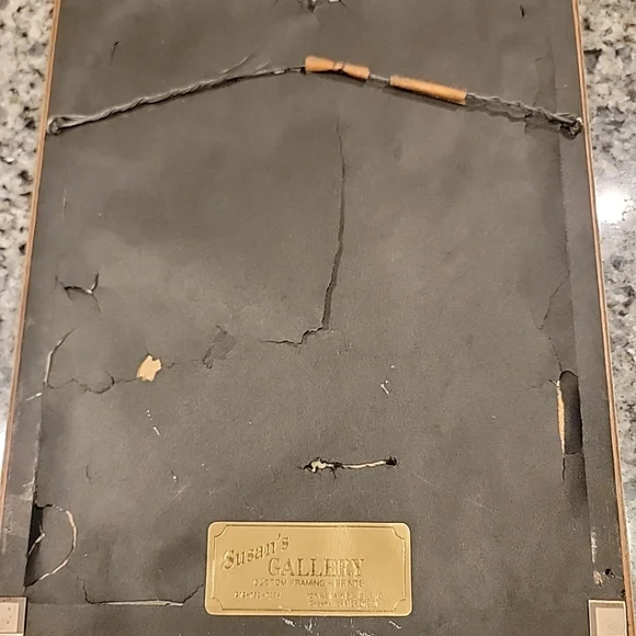 Cross Stitch Pineapple Welcome Professionally Matted And Framed - Picture 3 of 4